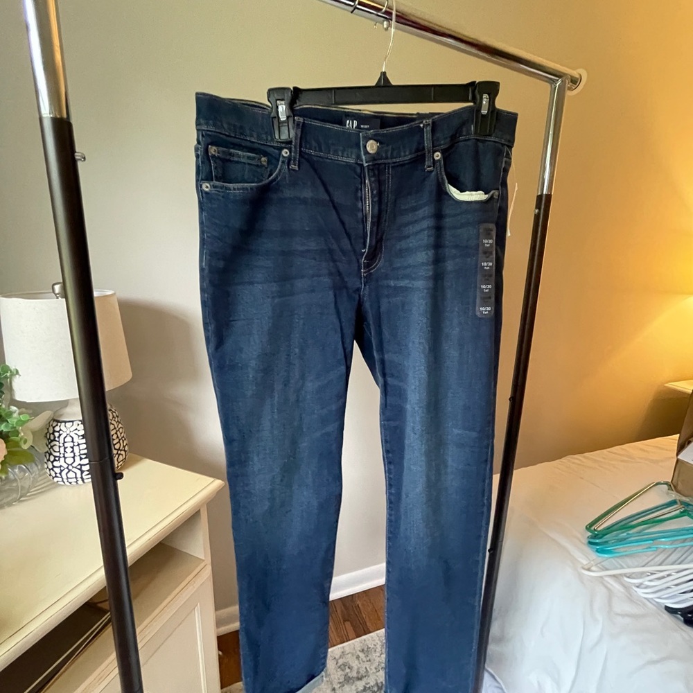 GAP Blue Boyfriend Jeans with Lived-In Look